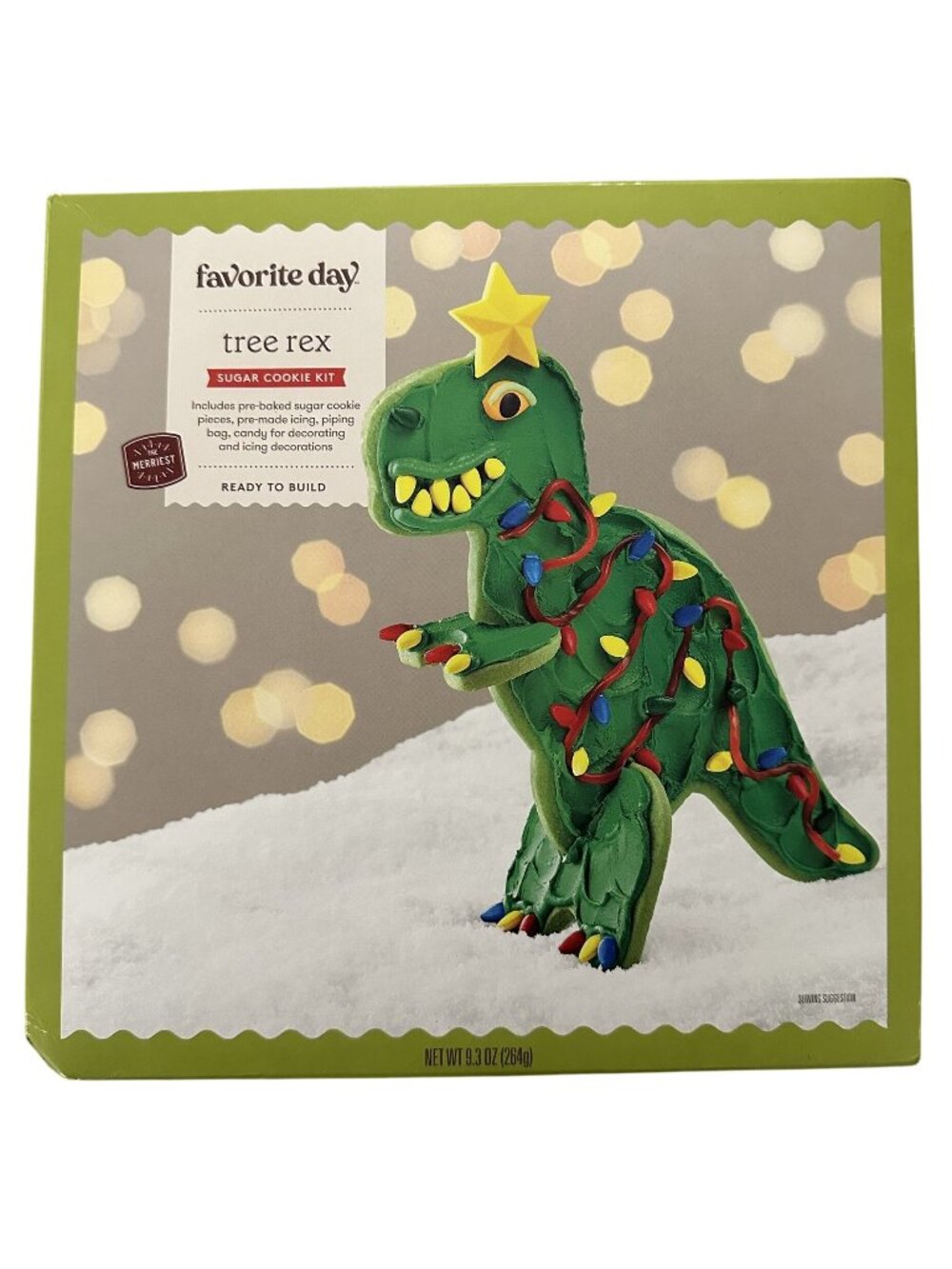 Target Favorite Day Tree Rex Sugar Cookie Kit Ready to Build Gingerbread